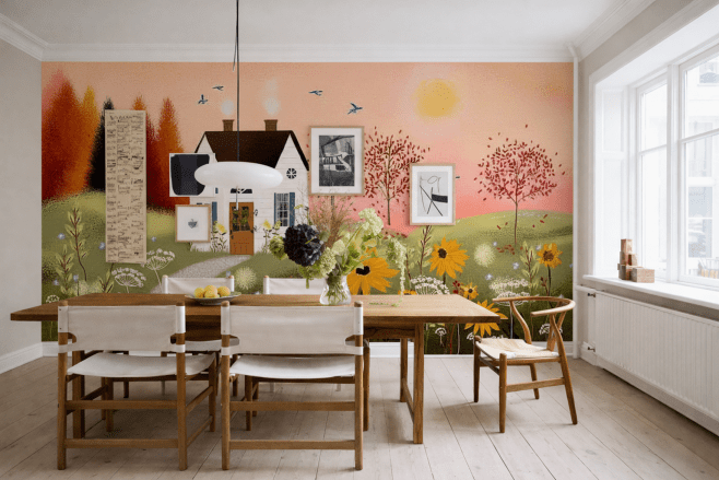 Sunlit Meadowscape