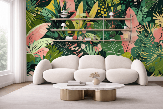 Quartz Flora Mosaic
