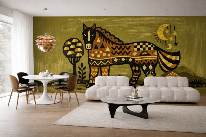 Patterned Equine