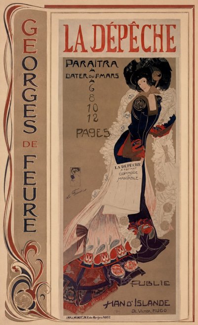 Georges de Feure La Dépêche I No3 - Poster