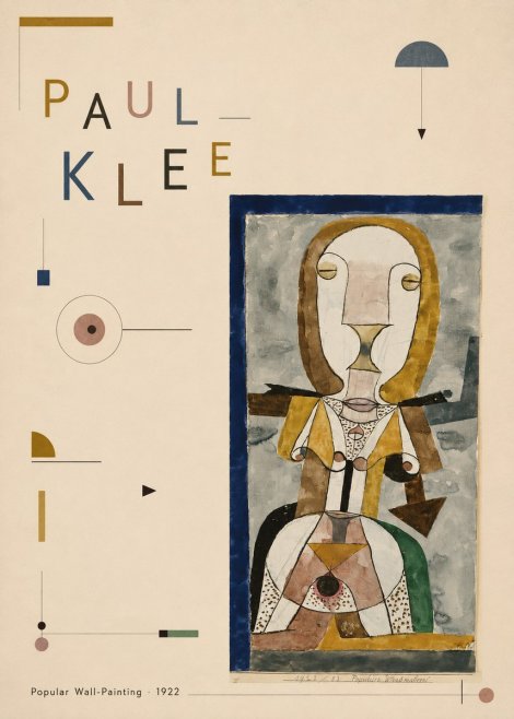 Paul Klee Popular Wall-painting No5 - Poster