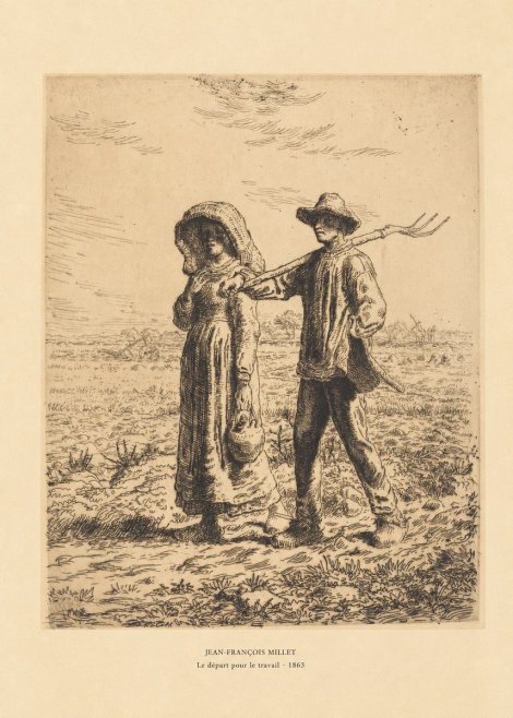 Jean-François Millet Le Départ Pour Le Travail I No6 - Poster