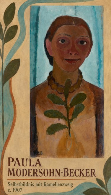 Paula Modersohn-Becker Selbstbildnis Mit Kamelienzweig No3 - Poster