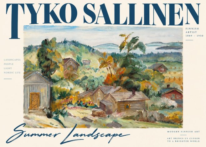 Tyko Sallinen Summer Landscape No3 - Poster