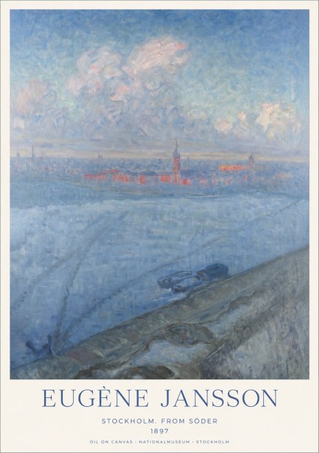 Eugène Jansson Stockholm. from Söder No1 - Poster