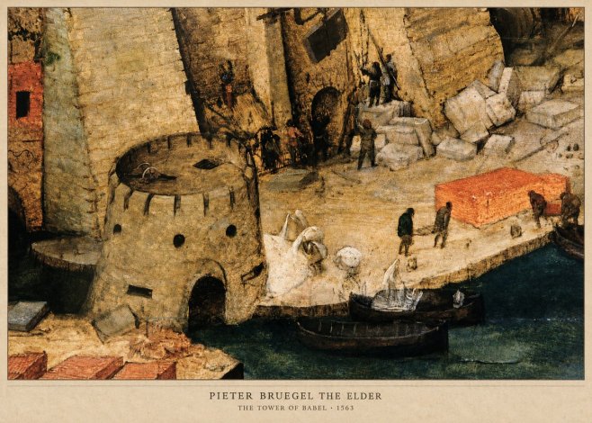 Pieter Bruegel The Tower of Babel II No5 - Poster