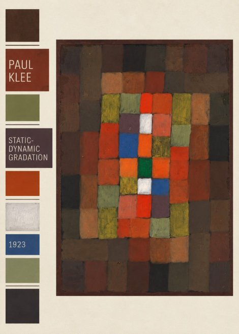 Paul Klee Static-dynamic Gradation No2 - Poster