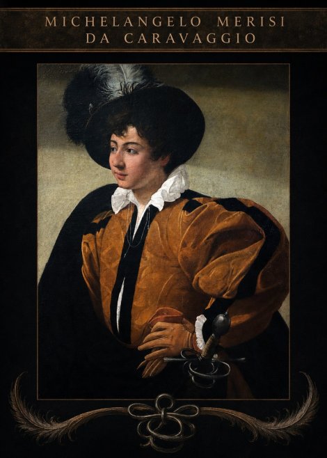 Michelangelo Merisi da Caravaggio Young Man with a Plumed Hat No4 - Poster