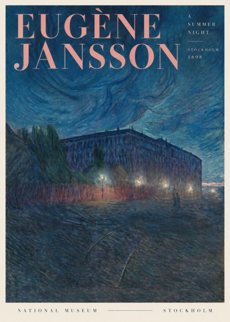 Eugène Jansson Night Effect No4 - Poster
