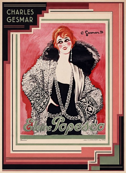 Charles Gesmar Elvire Popesco I No3 - Poster
