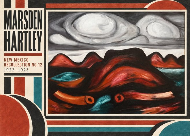 Marsden Hartley New Mexico Recollection No. 12 No3 - Poster