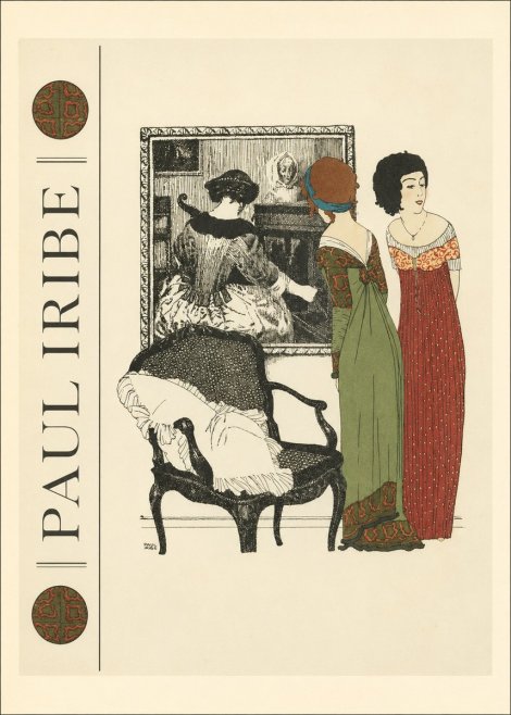 Paul Iribe Elegant Interior Scene No3 - Poster