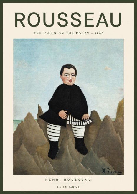 Rousseau Portrait of a Boy No2 - Poster