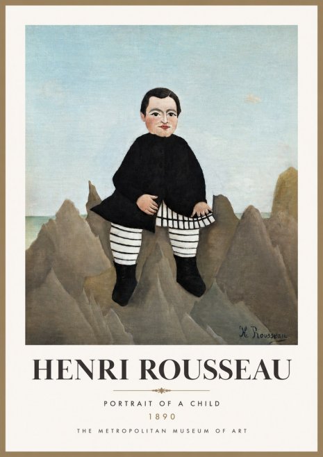 Rousseau Portrait of a Boy No3 - Poster