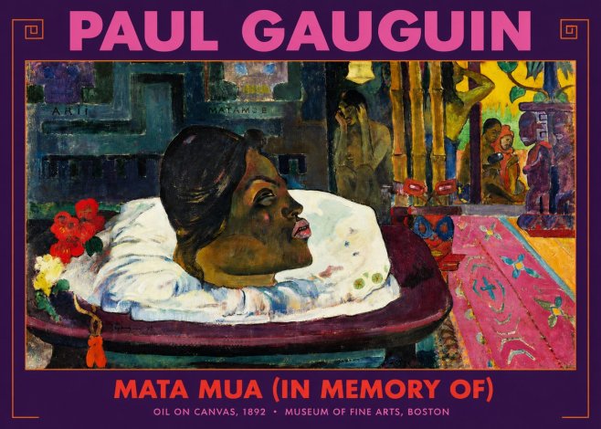 Paul Gauguin Mata Mua (in Memory Of) No2 - Poster