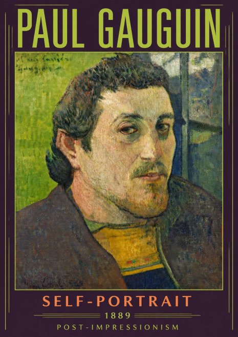 Paul Gauguin Self-portrait (1889) No5 - Poster