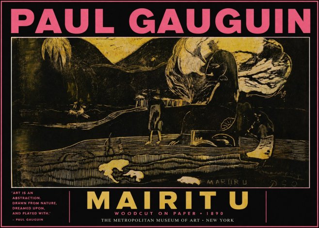 Paul Gauguin Mairit U No3 - Poster