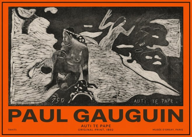 Paul Gauguin Auti Te Pape No2 - Poster