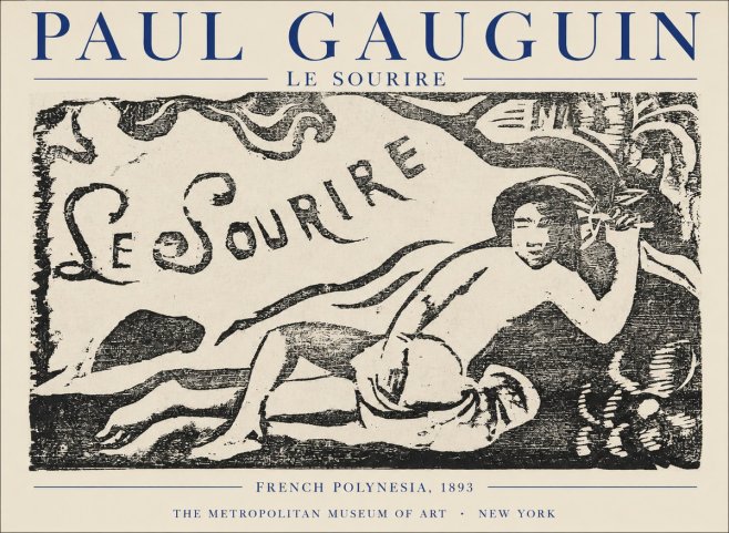 Paul Gauguin Le Sourire No1 - Poster