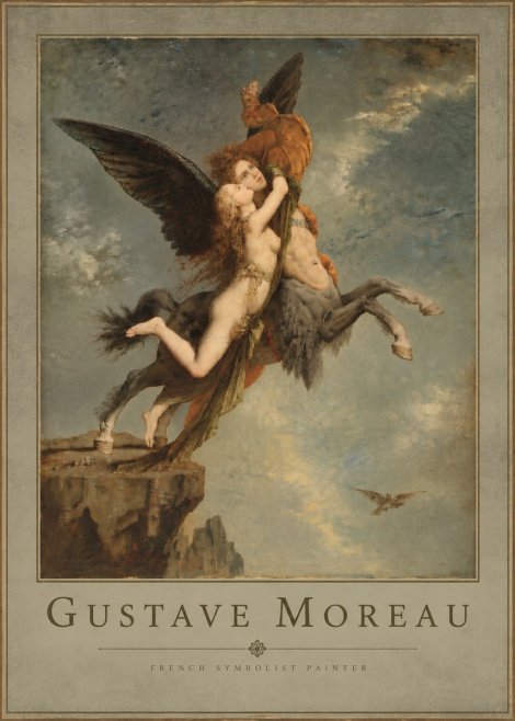 Gustave Moreau The Chimaera No4 - Poster