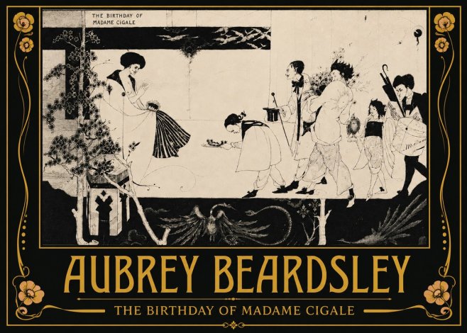 Aubrey Beardsley The Birthday of Madame Cigale No3 - Poster