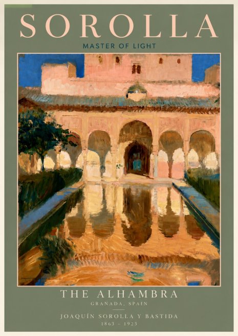 Sorolla The Alhambra No4 - Poster