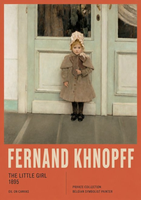 Fernand Khnopff The Little Girl No2 - Poster