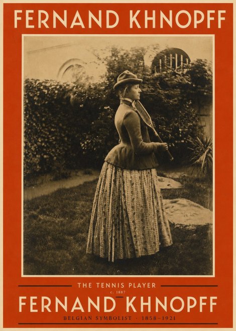 Fernand Khnopff The Tennis Player No2 - Poster