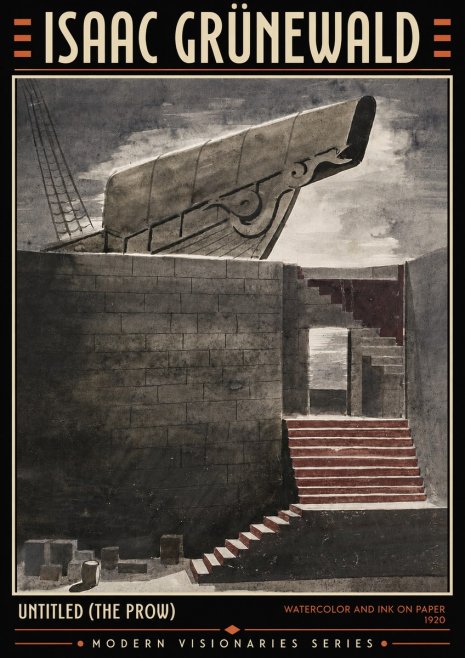 Isaac Grünewald Untitled (the Prow) No4 - Poster