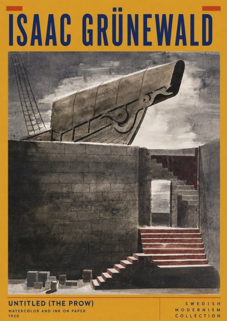 Isaac Grünewald Untitled (the Prow) No6 - Poster