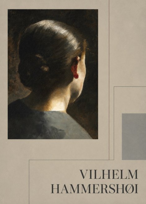 Vilhelm Hammershøi Woman from Behind No4 - Poster