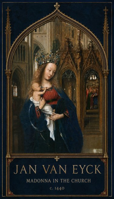 Jan van Eyck Madonna in the Church I No2 - Poster