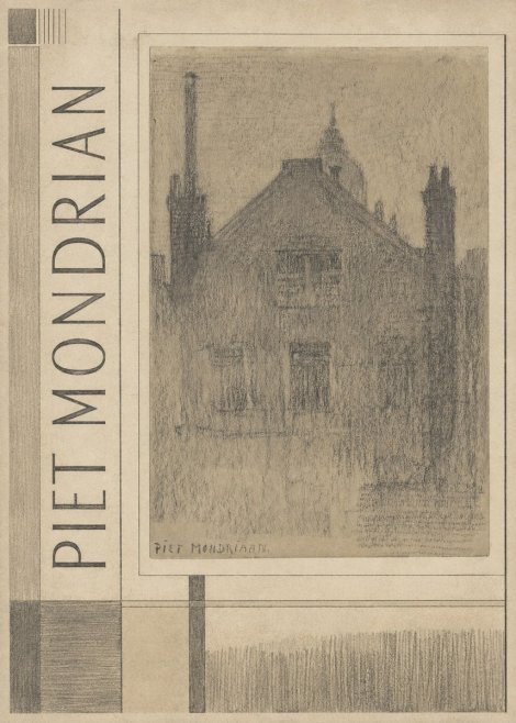 Piet Mondrian House Study No2 - Poster