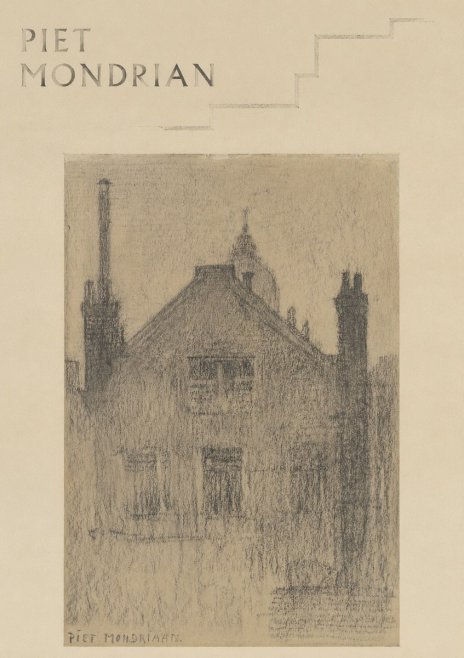 Piet Mondrian House Study No6 - Poster