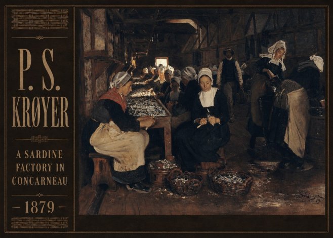 P.S. Krøyer A Sardine Factory in Concarneau No2 - Poster