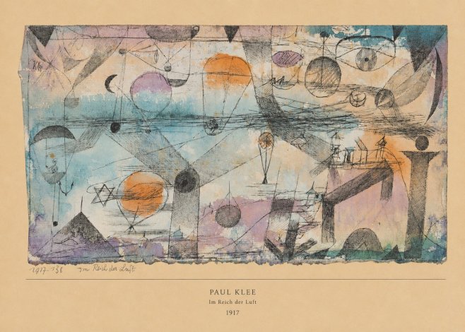 Paul Klee Im Reich Der Luft No5 - Poster