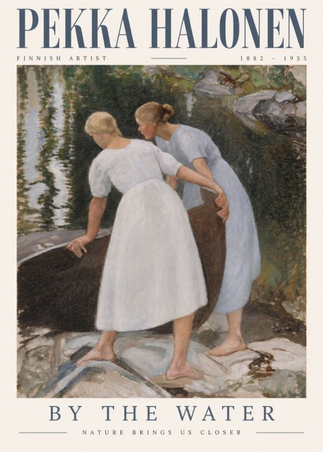 Pekka Halonen By the Water No3 - Poster