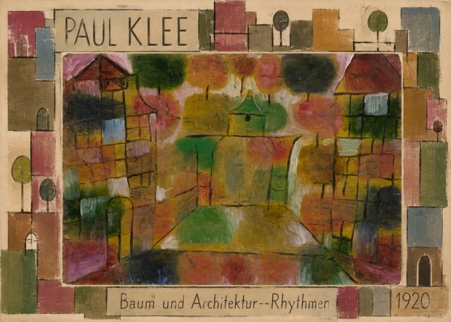 Paul Klee Baum Und Architektur--rhythmen No4 - Poster