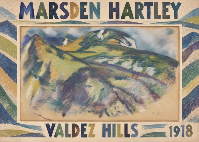 Marsden Hartley Valdez Hills No2 - Poster