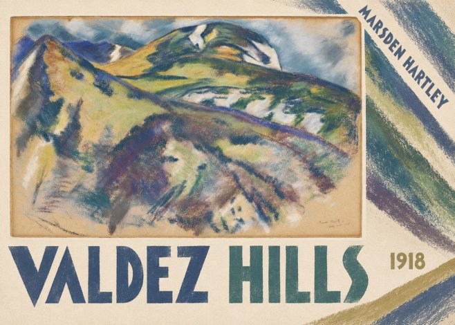 Marsden Hartley Valdez Hills No4 - Poster