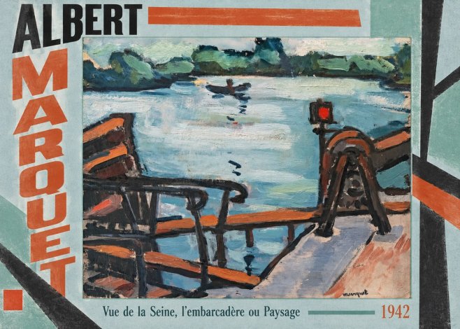 Albert Marquet Vue De La Seine, L'embarcadère Ou Paysage No4 - Poster