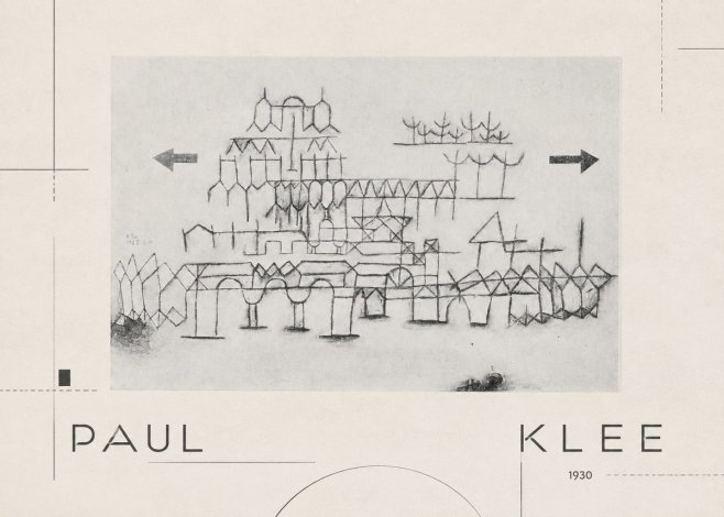 Paul Klee Architektur No2 - Poster