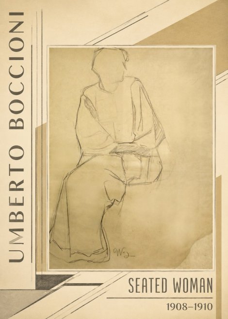 Umberto Boccioni Seated Woman No2 - Poster