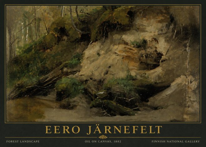 Eero Järnefelt Forest Landscape I No4 - Poster