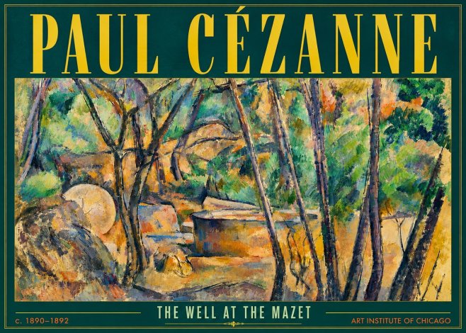 Paul Cézanne The Well at the Mazet No5 - Poster