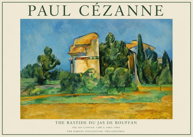 Paul Cézanne The Bastide Du Jas De Bouffan No1 - Poster