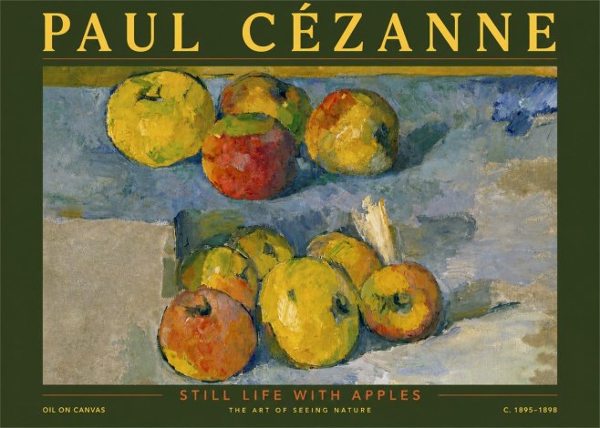 Paul Cézanne Still Life with Apples No5 - Poster
