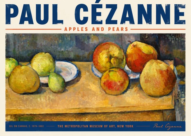 Paul Cézanne Apples and Pears No5 - Poster