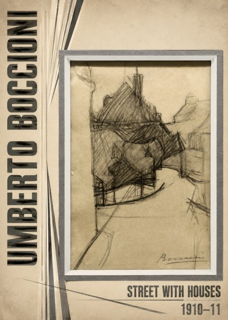 Umberto Boccioni Street with Houses No4 - Poster