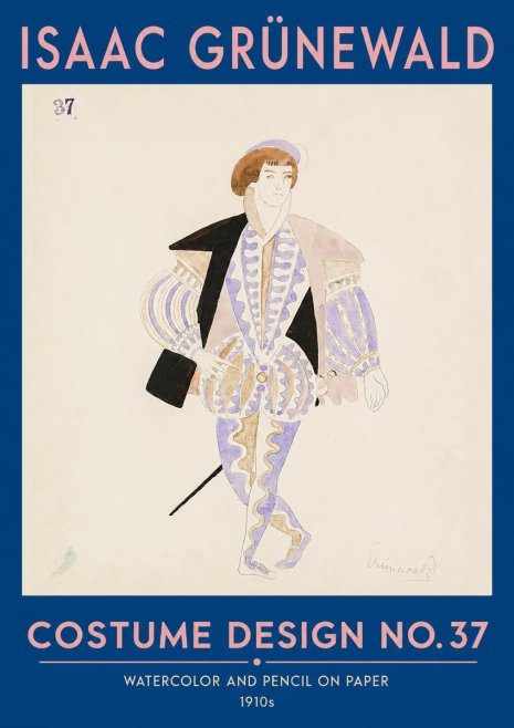 Isaac Grünewald Costume Design No. 37 No2 - Poster